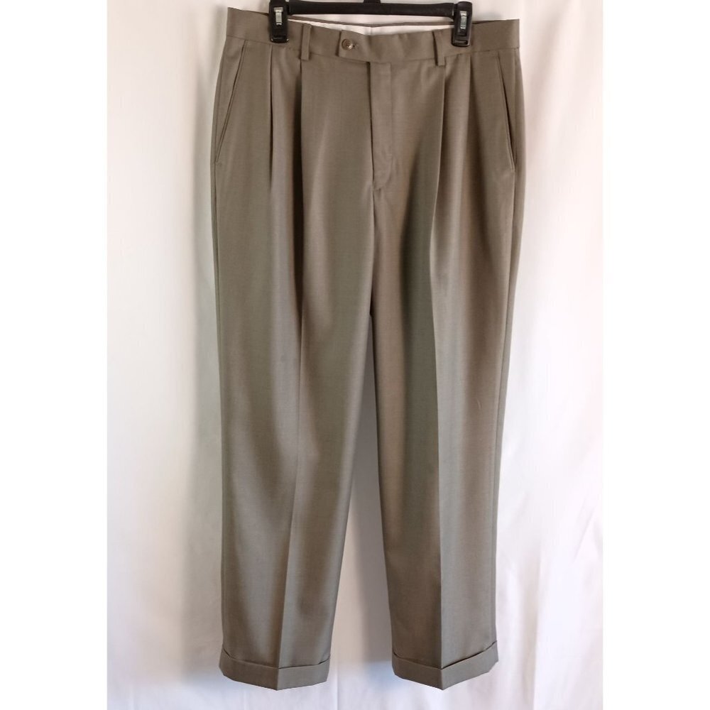 Alan Flusser Golf Pleat Front Pants EXCELLENT Condition size 34x30